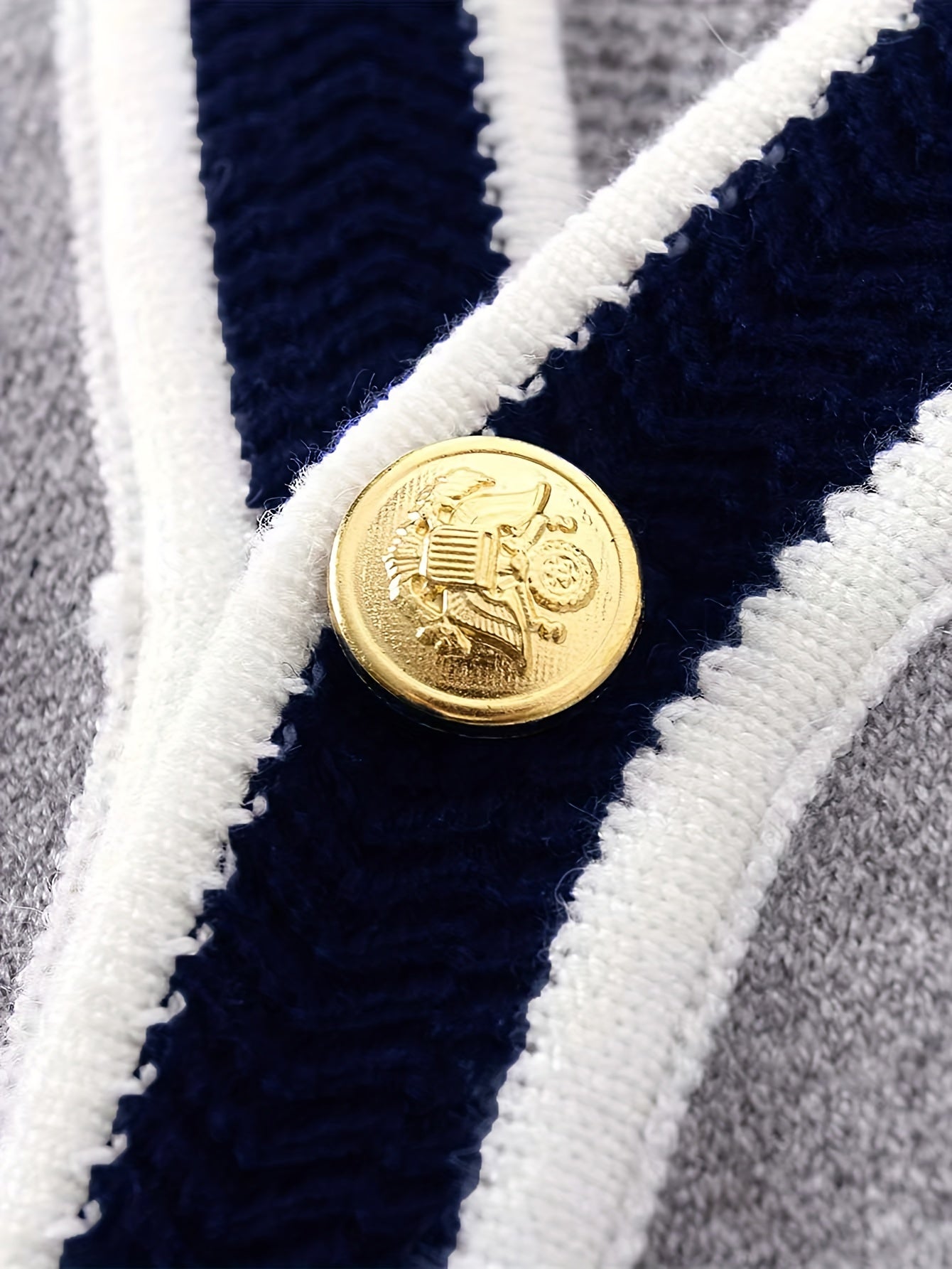 Girls Preppy Style Cardigan And Skirt Set - V-Neck Long Sleeve Top with Button Front & Pockets, Elastic Waistband, Ribbed Texture, Solid Color, Perfect for Fall, Casual Attire | Preppy Clothing | Construction, Clothes for You