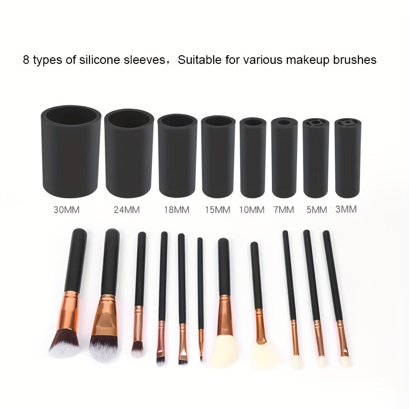 QuickClean Battery-Operated Makeup Brush Cleaner - Efficient Residue Removal, Adjustable Speeds, With Drying Function, Perfect for Home and Travel Use