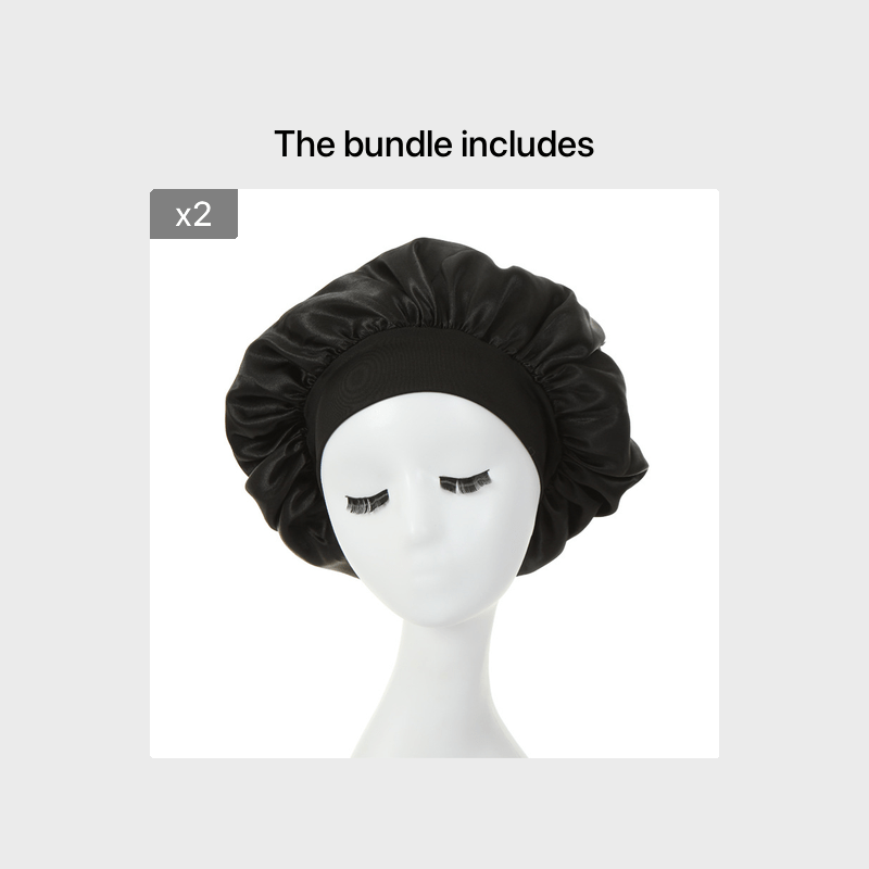 Awegeo Women'S Pink Satin Bonnet - Soft, Comfortable Sleep Cap with Ruffled Design, Oil-Free Polyester, Perfect for Hair Protection and Styling, Hair Protection Cap | Ruffled Bonnet | Oilfree Material