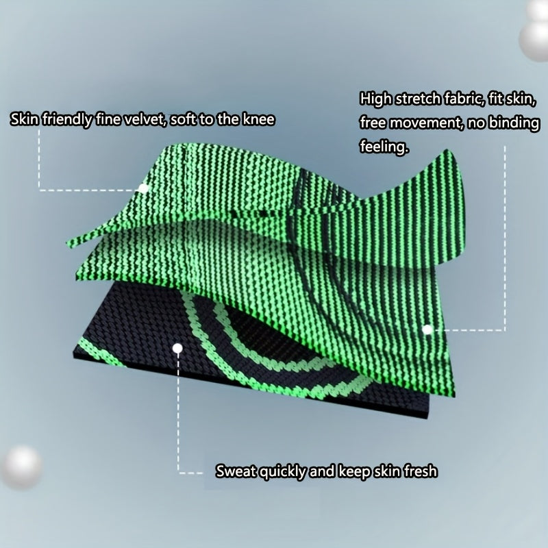 1pc Strap Knee Protector Sports Knee Support Adjustable Compression Breathable Joint Protection Sports Knee Protector Strap Compression Basketball Running, Knee Compression with Gel