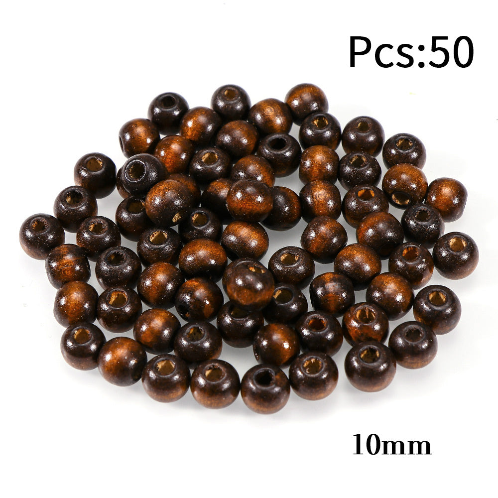 Wooden Beads DIY Jewelry Making Hand Craft Fine Jewelry 6 8 10 12 18 20MM
