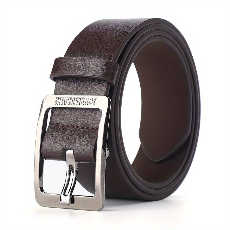 Men's Black PU Leather Belt Casual Jeans Pants Belt For Outdoor Party Holiday, Ideal choice for Gifts
