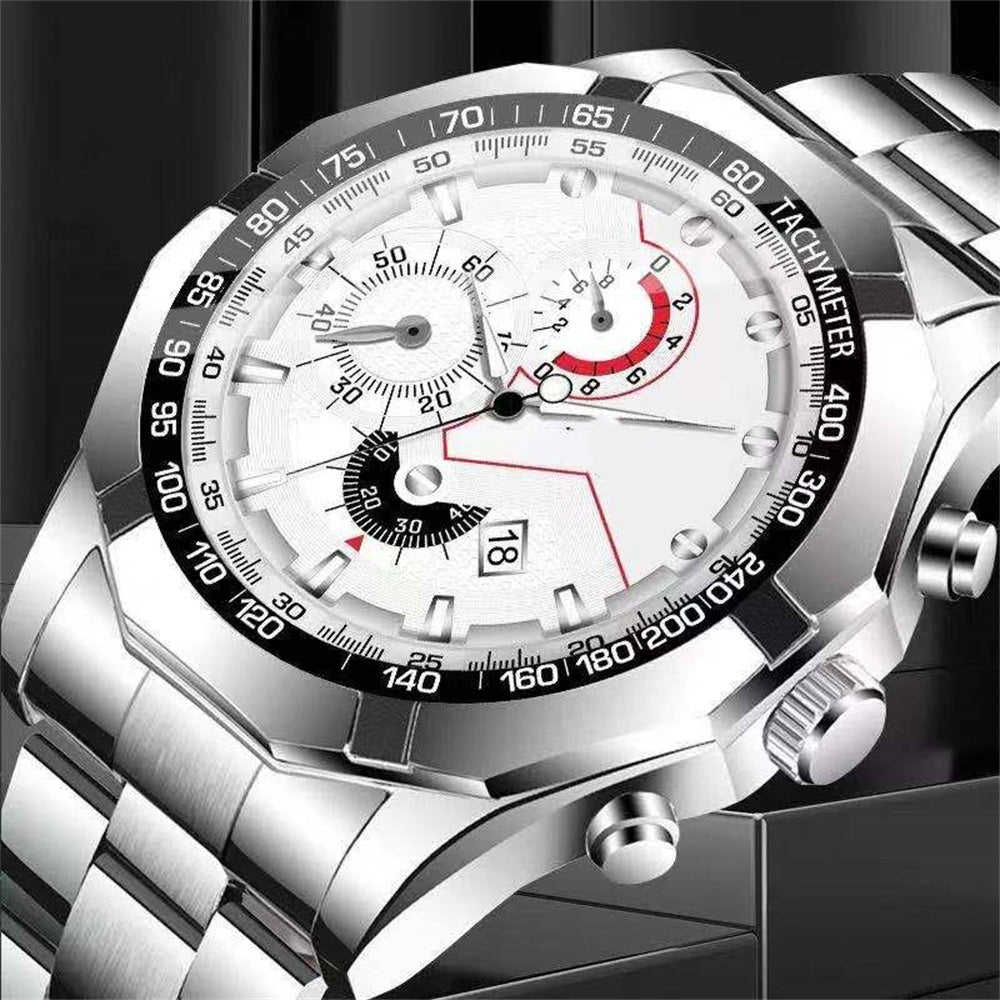 Large Dial Fashion Versatile Trend Men's Watch Waterproof Luminous Student Men's Watch, Ideal Choice For Gifts