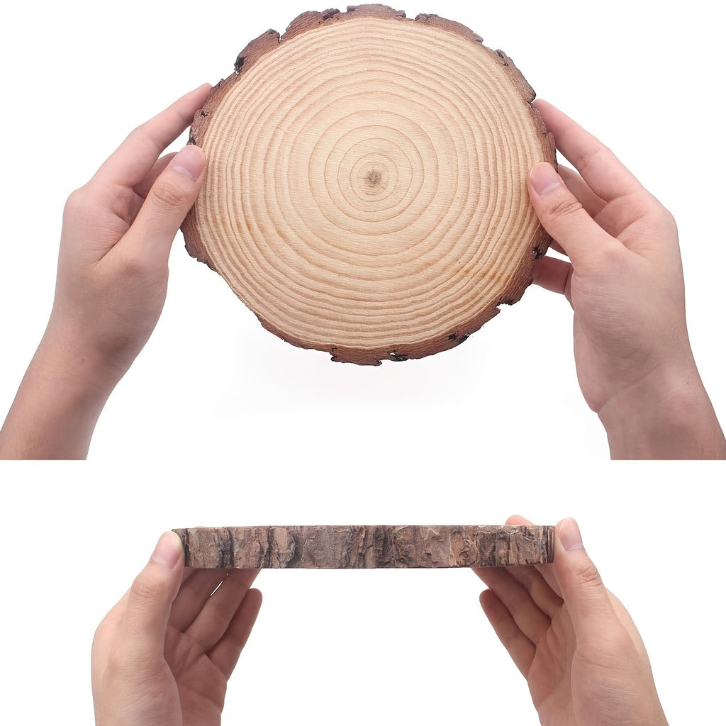 Wood Slabs Solid Big Wood Slices For Weddings, Table Centerpieces, DIY Projects Or Decoration
