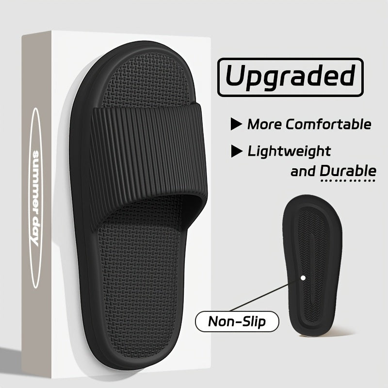 Comfortable EVA Soft Soled Slippers, Non-slip Couple Indoor Home Shower Sandals for Men and Women, Easy to Clean Flip Flops