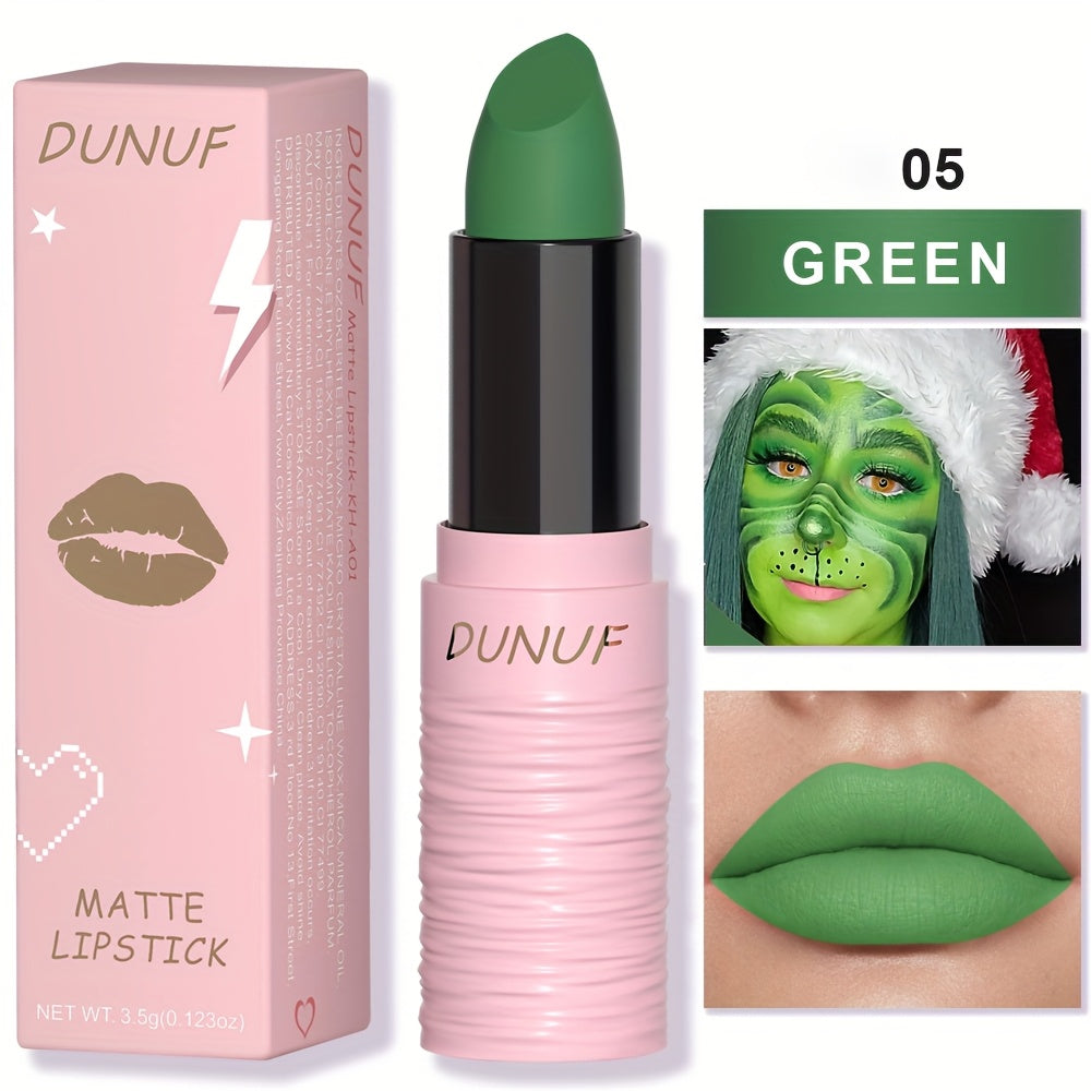 6-Color Matte Face & Body Paint Stick - Vibrant Red, Green, Blue, Black Shades for Creative DIY Makeup, Halloween, Christmas, and Festive Events, Party Face Paint | Vibrant Lip Color | Rich Pigmentation, Makeup Accessories, B