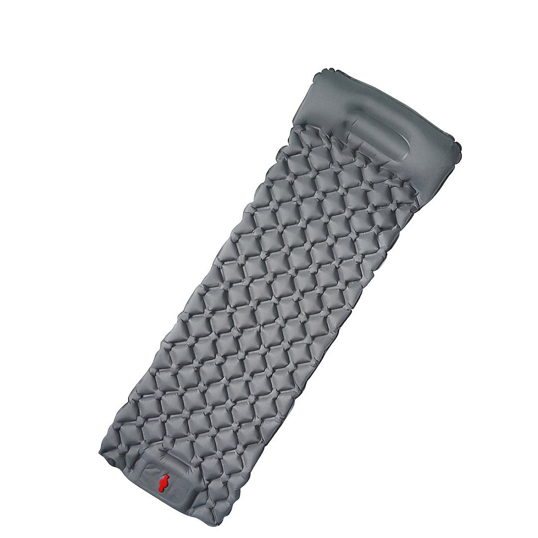 WESTTUNE Ultralight Air Cushion Sleeping Pad - Rectangular, Nylon, Foldable Camping Mattress with Built-in Air Pump, Ideal for Hiking and Outdoor Adventures, Camping Gear | Foldable Sleeping Pad | Durable Sleeping Pad