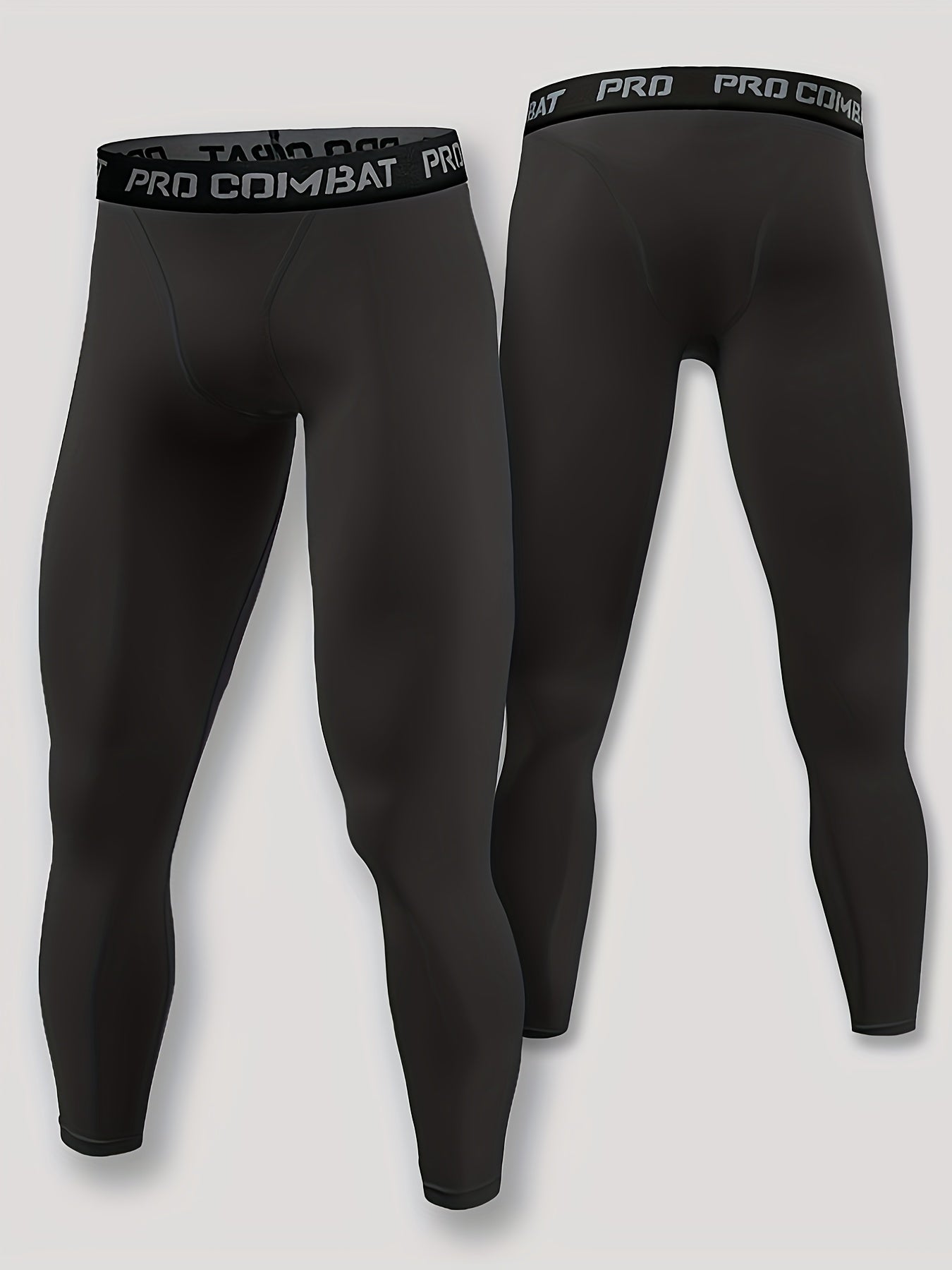 Unisex Letter Print Compression Sports Leggings, Quick Dry And Breathable Pants Ideal For Running Yoga And Outdoors Sports Wear