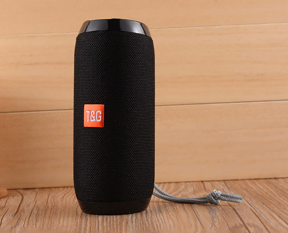 TG117 Wireless Speaker with Subwoofer, 3D Surround Sound, Portable Outdoor Speaker, Supports TF Card/U Disk, TWS, Hands-Free Calling, Compatible with Mobile Phones/Tablets, Built-in Microphone, T&G