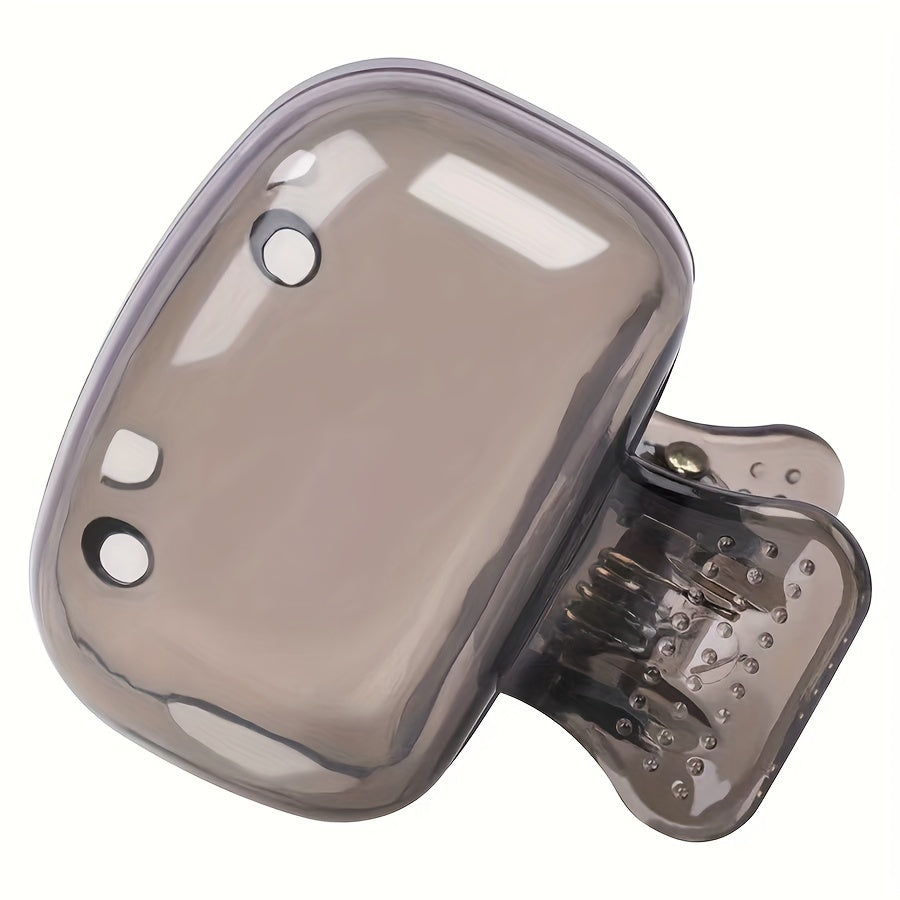 1pc TravelMate Portable Toothbrush Holder with Cap, Formaldehyde-Free, Snap-On Protective Travel Case for Oral Health, Essential Toothbrush Storage Clip for Home and Travel Use