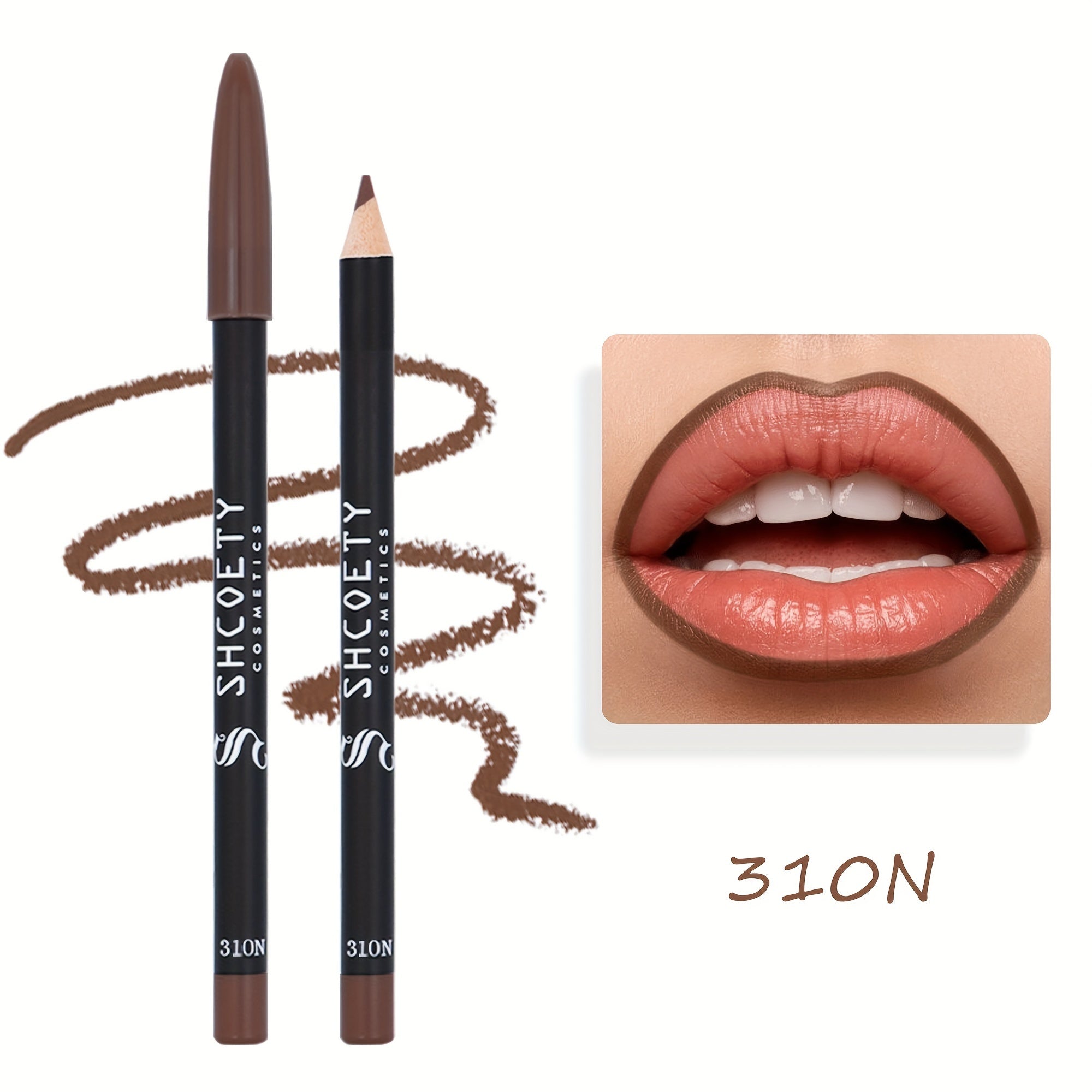 12-color Waterproof Matte Lip Liner, Long-lasting, Non-fading, Non-stick Cup, Not Easy To Take Off Makeup, Valentine's Day Gifts