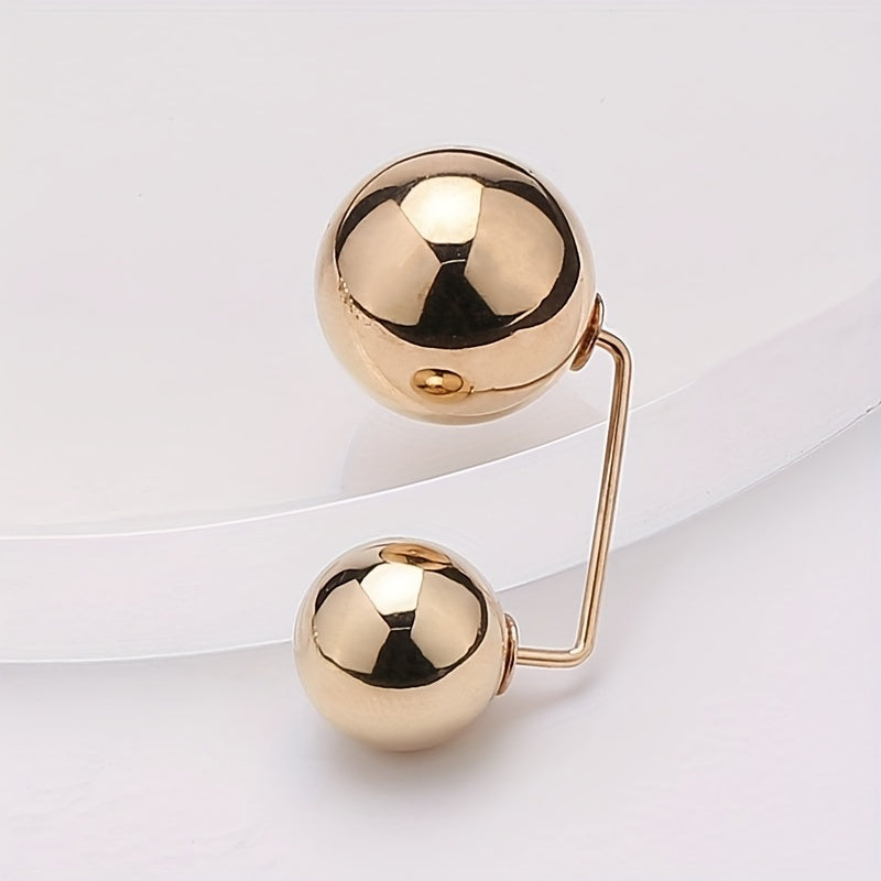 1/3pcs Waist Brooch Tightening Waistband Faux Pearl Pin Buckles Clothes Skirt Waist Pin Pants Buckle Brooches