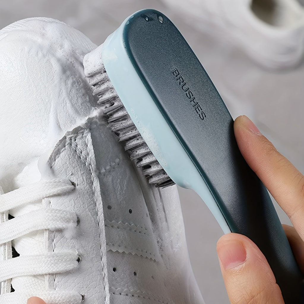 1PC Simple Shoe Cleaning Brush, Plastic Clothes Scrubbing Brush, Household Cleaning Tools