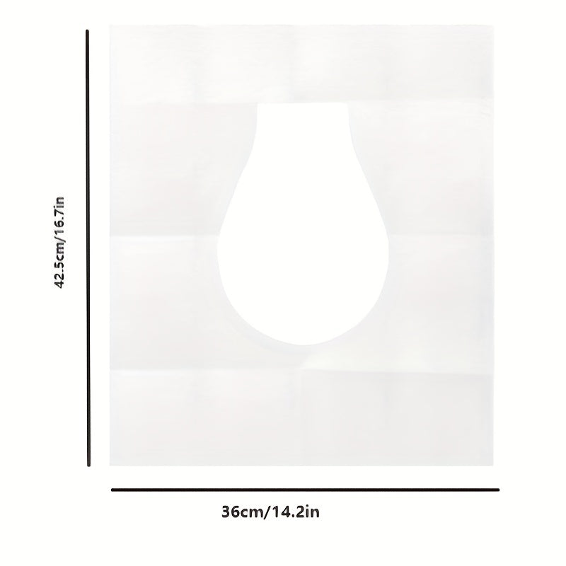 80Pcs/10Pcs Toilet Seat Covers Paper, Flushable Paper Toilet Seat Covers For Adults Potty Training, 100% Biodegradable, Travel Accessories For Public Restrooms, Airplane, Camping