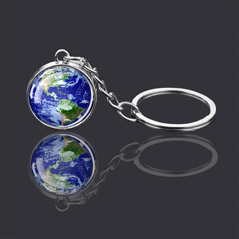 Solar System Eight Planets Keychain, Keychain Accessory, Astronomy Gift, Planet Keyring, Star Design, Durable Keyring, Celestial Keyring, Spacethemed Accessory, Collectors, Science Lovers