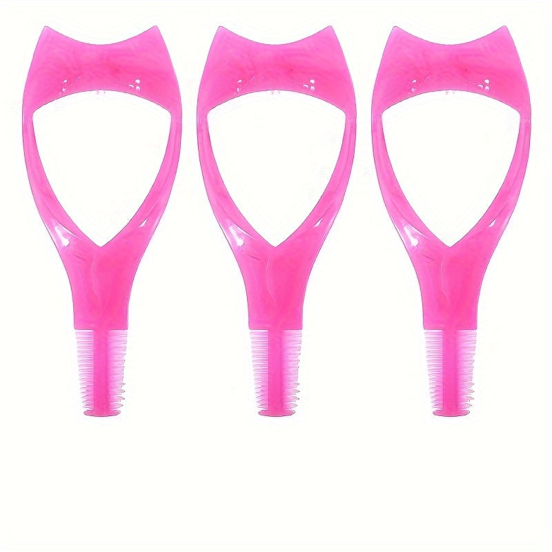 1/3/5 Pcs Eyelash Makeup Auxiliary Tool Upper Lower Eye Lash Mascara Guard Applicator Guide Helper With Eyelash Comb For Makeup