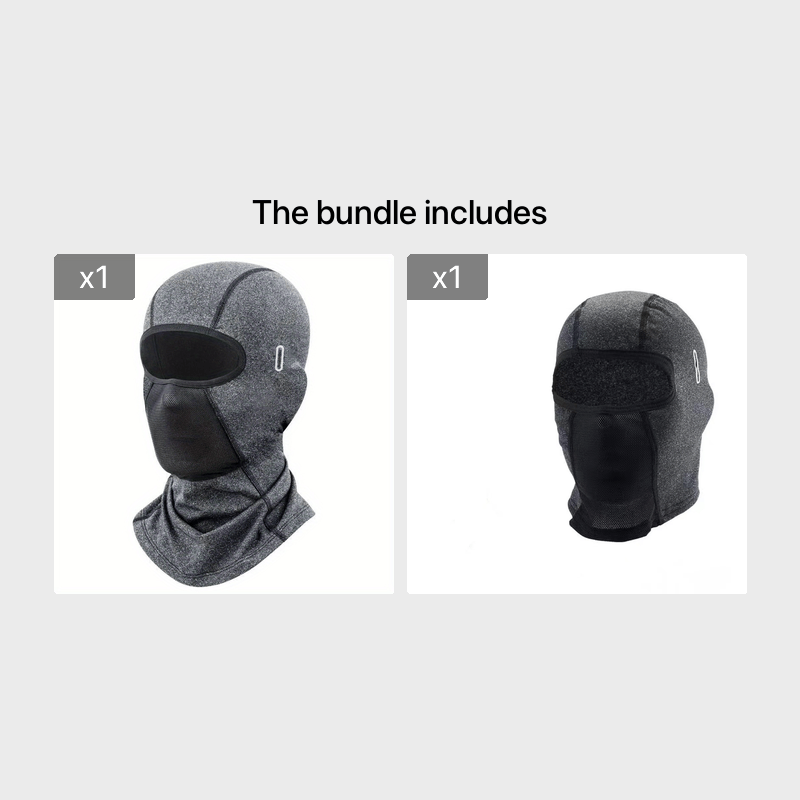[Motorcycle Riding Balaclava] Breathable & Warm Motorcycle Riding Balaclava Neck Gaiter - Adjustable Ear Loops, Full Face Coverage for Winter Sports, Skiing, and Street Bikes, Skiing Accessory, Sleek Design, Flexible Fit