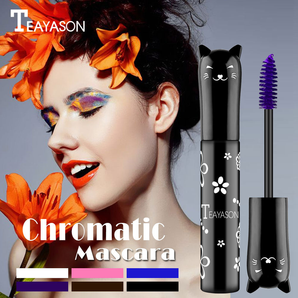TEAYSON Long-Lasting Waterproof Mascara - Non-Blocking, Smudge-Resistant, Long-Lasting Wear, All-Day Definition, for Everyday & Special Events, Event Makeup | Elegant Packaging | Lightweight Mascara, Eyelash Makeup