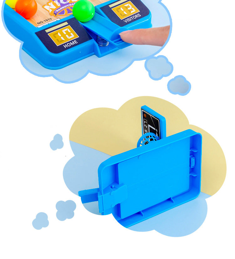 Mini Tabletop Shooting Device, Finger Catapult Basketball Machine, Parent-child Interactive Toy, Children's Birthday Gift, Kids Gift, Train Focus Ability, Simulated Basketball Court Decoration