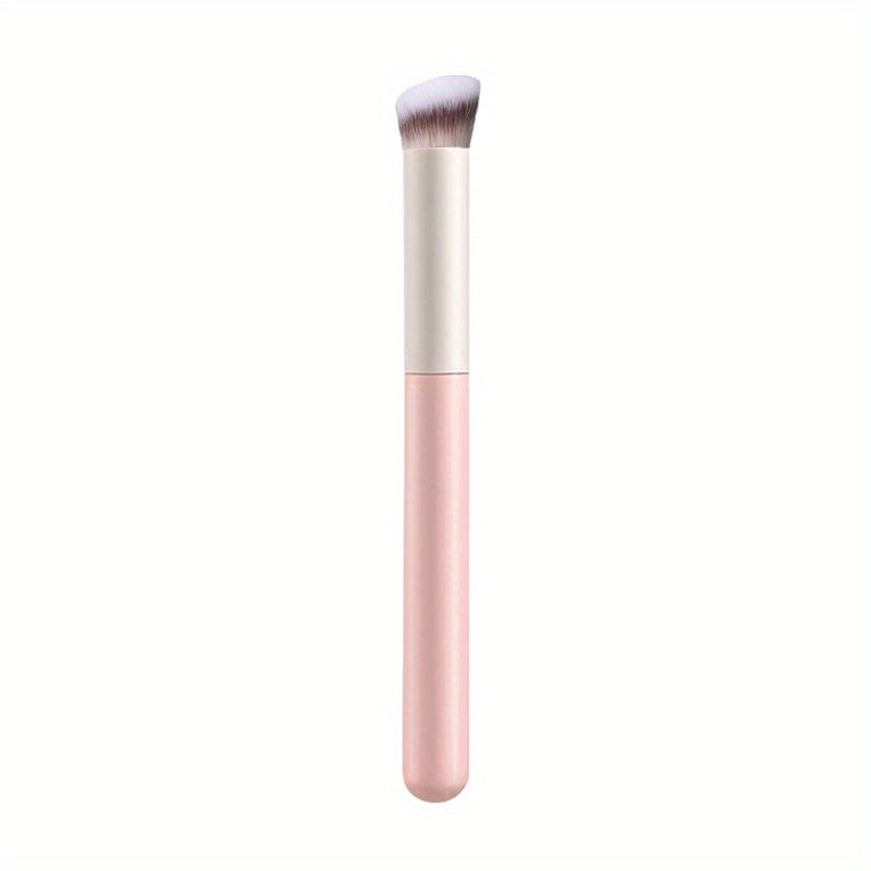 Concealer Brush Under Eye Mini Angled Flat Top Kabuki Nose Contour Brush For Concealing Blending Setting Buffing With Powder Liquid Cream Cosmetic Pro Small Makeup Foundation Brushes 270, 1pc