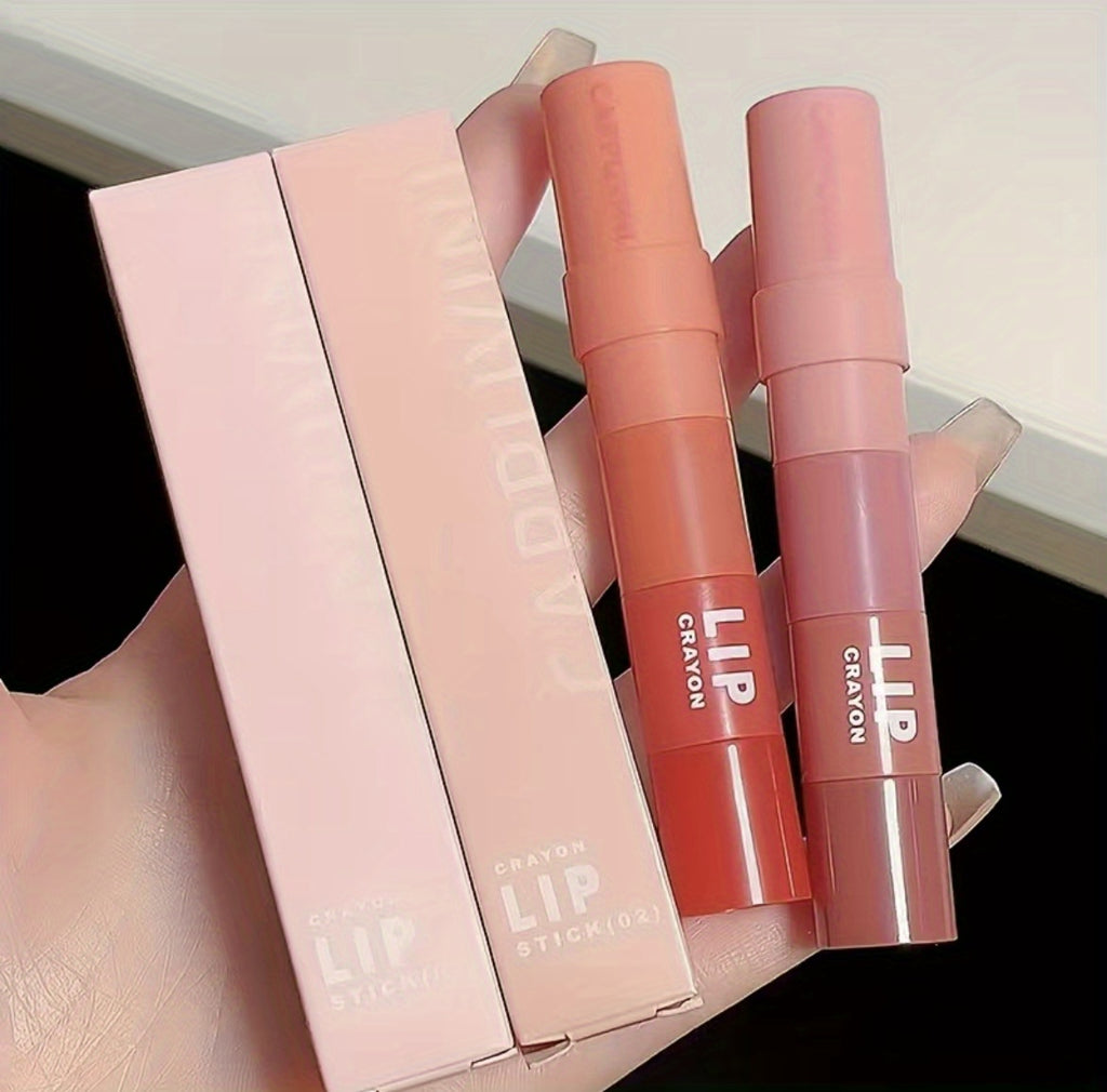 4-in-1 Matte Waterproof Velvet Long Lasting Multicolor Lipstick - Makeup Lips with Creamy Texture, Travel-Friendly Design, and Perfect Gift for Ladies on Valentine's Day