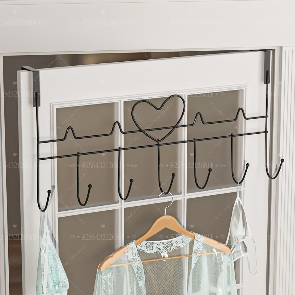 [Multi-Purpose] Contemporary Wall Mounted Hook Rack | Multi-Purpose Organizer | Painted Finish | Home and Office Use | Modern