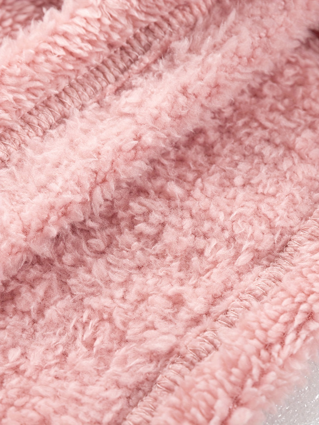 Warm Fuzzy Pajama Set, Long Sleeve Hooded Robe & Tank Top & Drawstring Shorts, Women's Sleepwear & Loungewear