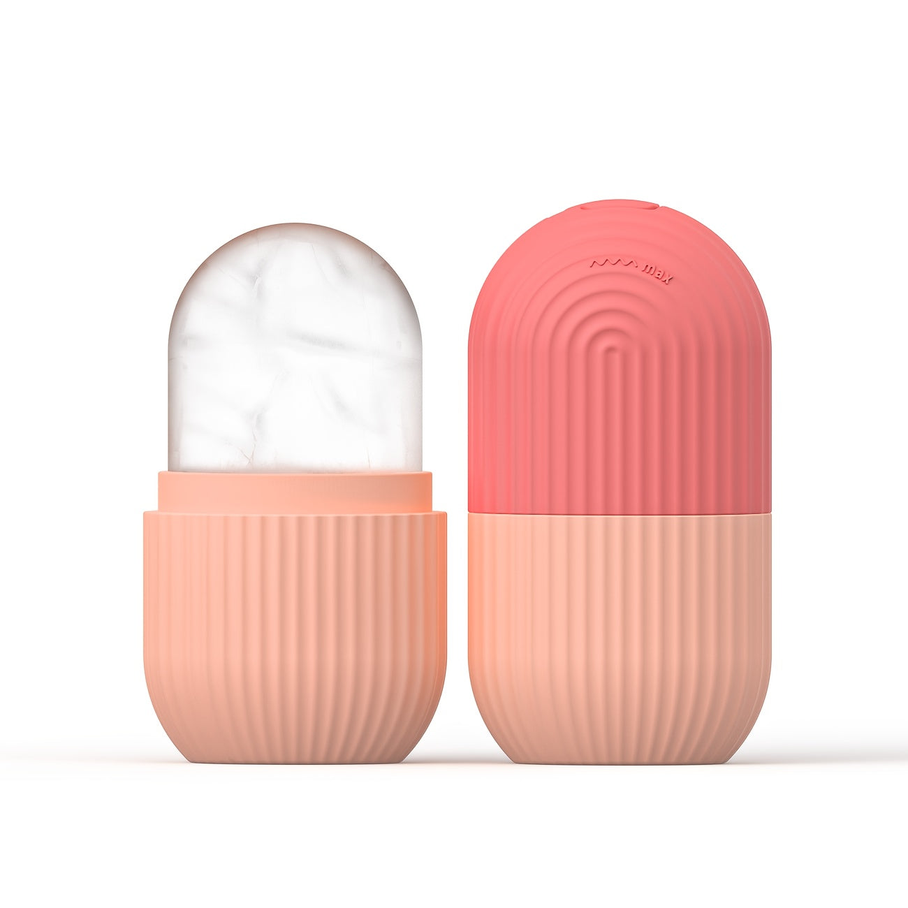 1pc Ice Roller for Face - Fragrance-Free, Battery-Free Skincare Tool for Glowing Light Beige- Ideal for Daily Facial Care & Massage