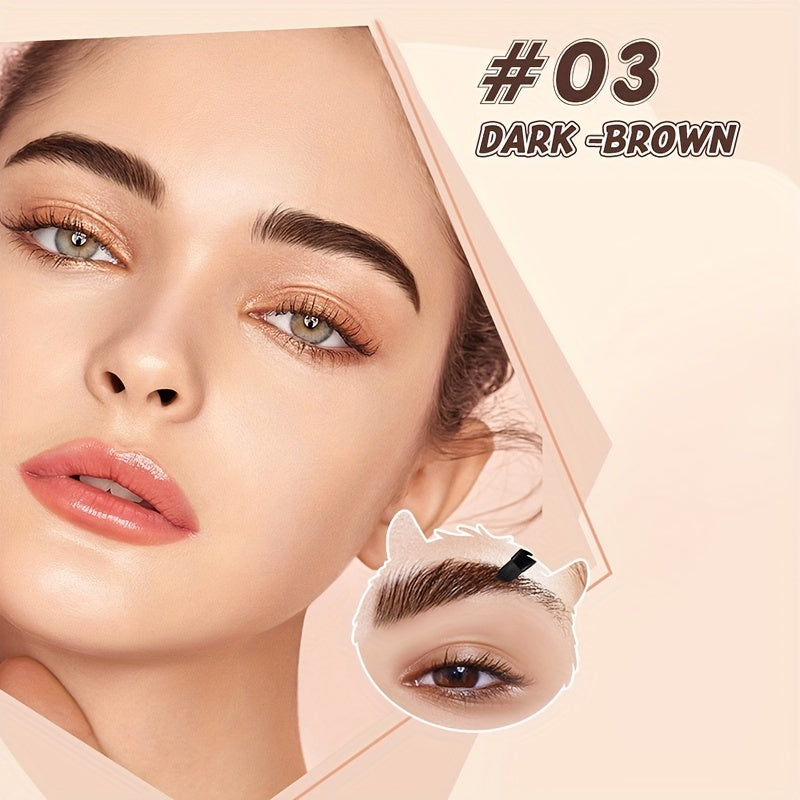 Waterproof and Sweat Proof Double-ended Eyebrow Cream - Smudge Proof Long Lasting Makeup Without Separation - Eyebrow Pencil With Matching Brush Eyebrow Pomade