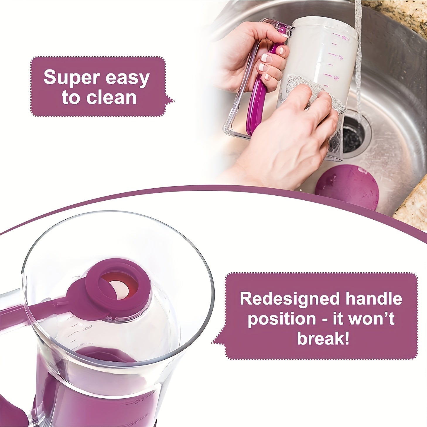 Cupcake Batter Separator And Dispenser - Handheld Funnel Measuring Cup Tool For Mess-Free Baking