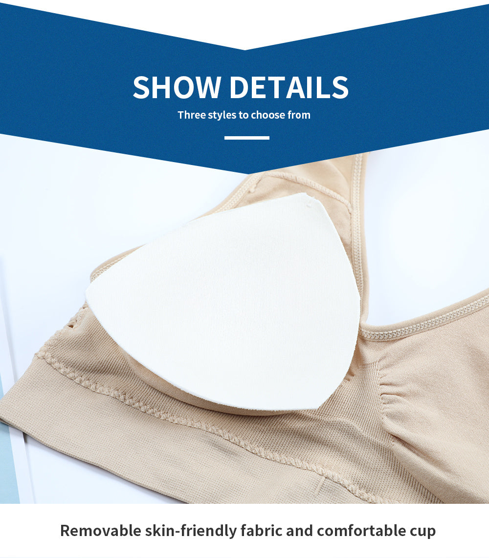 [Gentle Care] Plus Size Seamless Sports Bra for Women - Purple, Breathable Mesh Fabric, Push-Up with Removable Pads, Comfort Fit Vest Style, Sizes 36XL to 40XL, Plus Size Bra