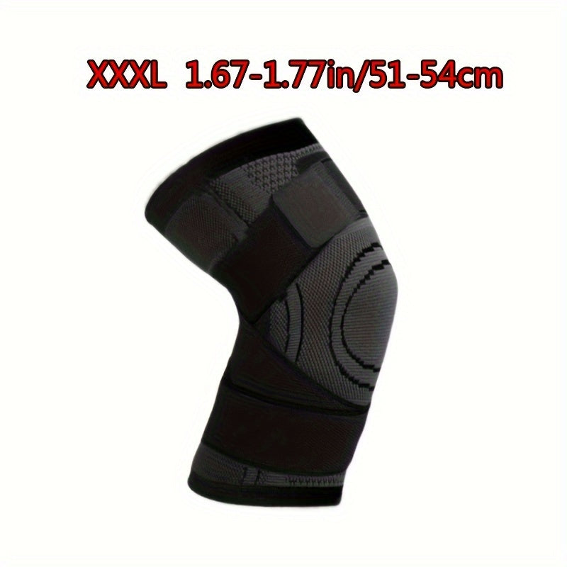 1pc Strap Knee Protector Sports Knee Support Adjustable Compression Breathable Joint Protection Sports Knee Protector Strap Compression Basketball Running, Knee Compression with Gel