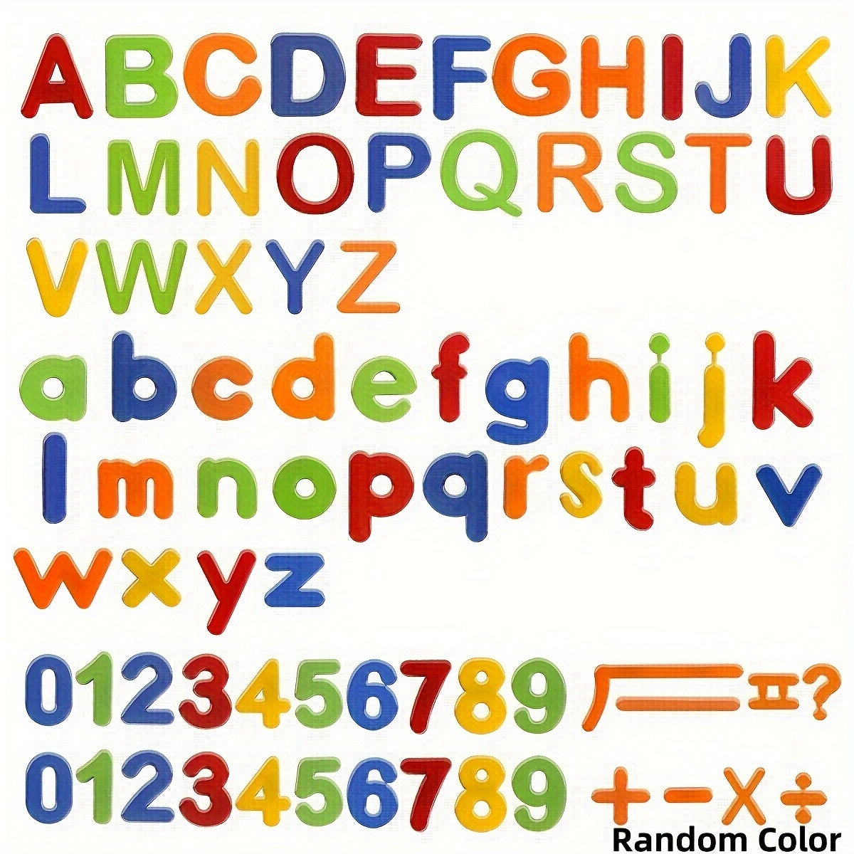 Plastic Alphabet Magnets for Children, Featuring Magnetic Letters And Numbers for Educational Purposes. Ideal for Spelling And Counting, These 80pcs Sets Include Both Uppercase And Lowercase Letters, Making Them Perfect Learn