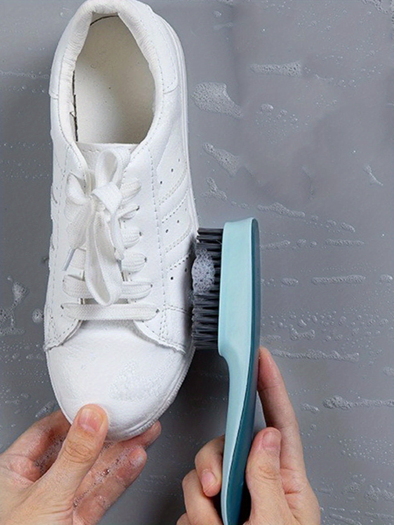 1PC Simple Shoe Cleaning Brush, Plastic Clothes Scrubbing Brush, Household Cleaning Tools