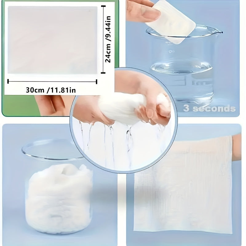 7/14pcs Portable Compressed Disposable Towels, Thickened Compressed Disposable Facial Tissues, Perfect For Travel And Home Use