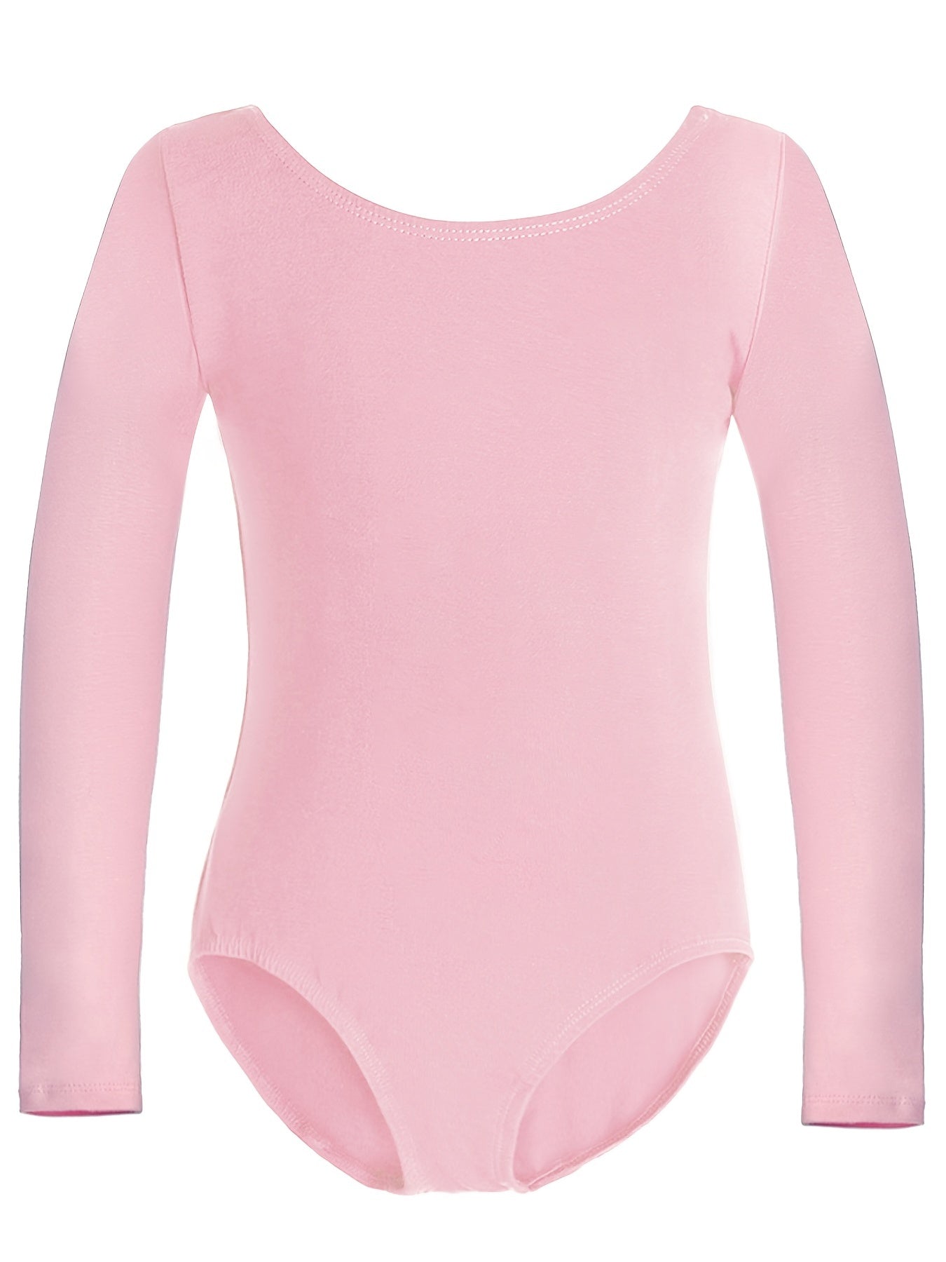 Girls Long Sleeve Bodysuit Leotards Back Bow Ballet Dance Outfit Kids Clothes
