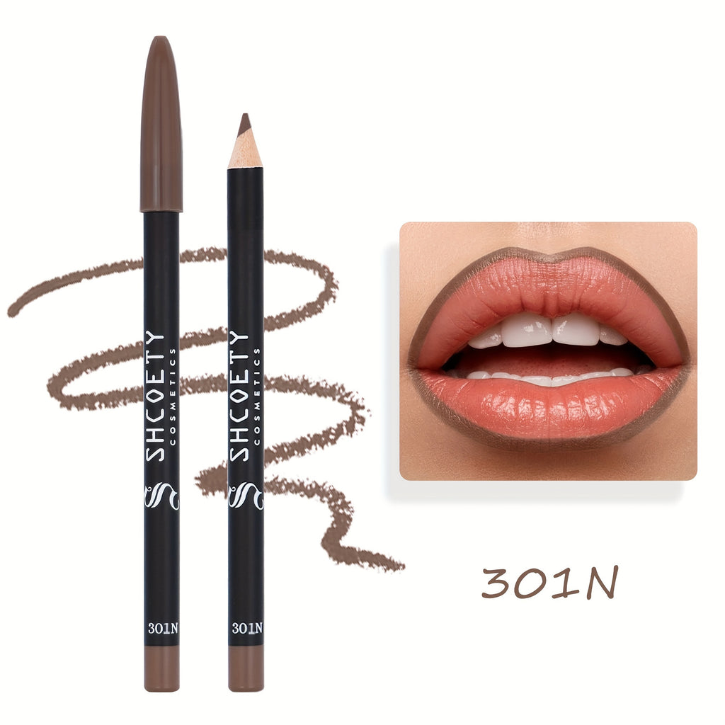 12-color Waterproof Matte Lip Liner, Long-lasting, Non-fading, Non-stick Cup, Not Easy To Take Off Makeup, Valentine's Day Gifts