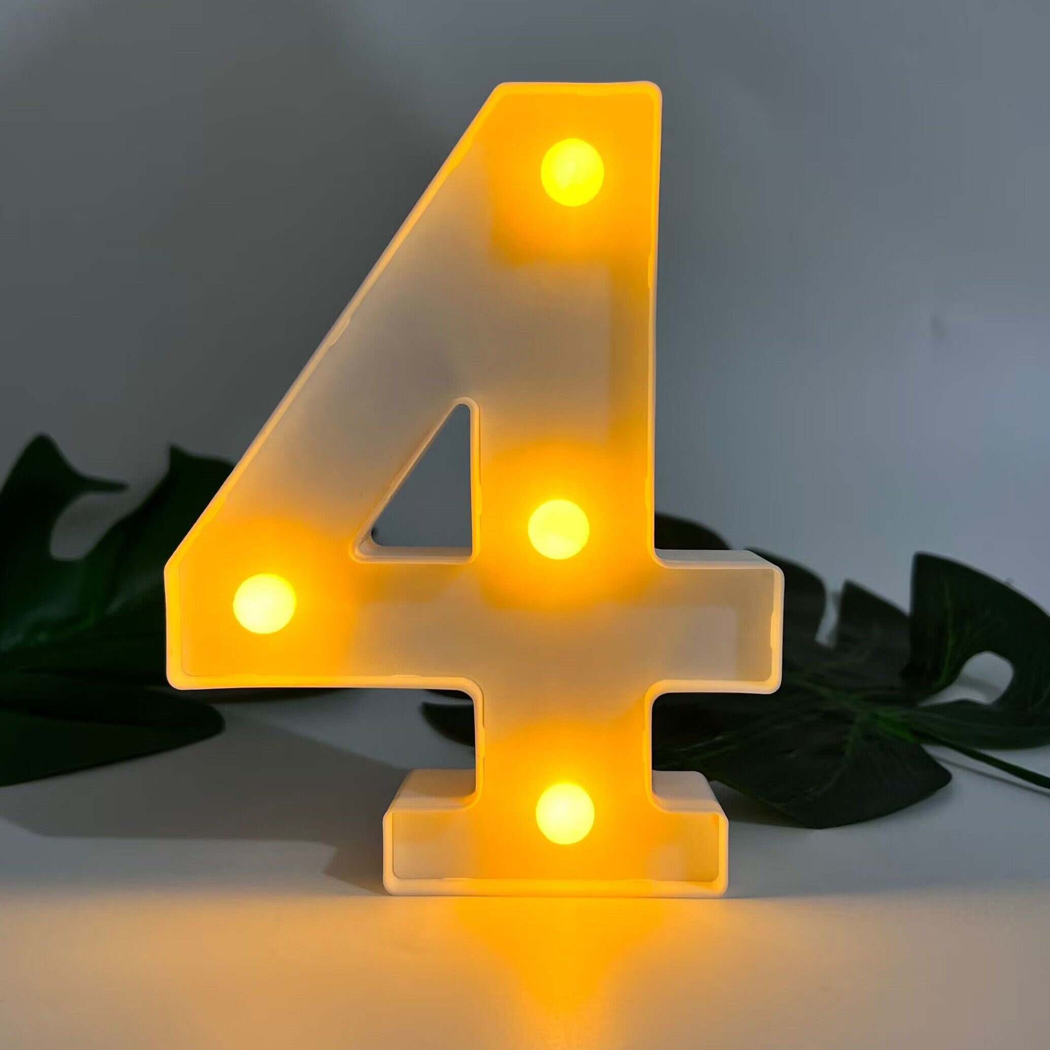 1pc Alphabet Letter LED Lights Luminous Number Lamp Decor, Battery Night Ligh, t For Home Wedding Birthday Christmas Party Decoration Letters Numbers Light, Home Decor
