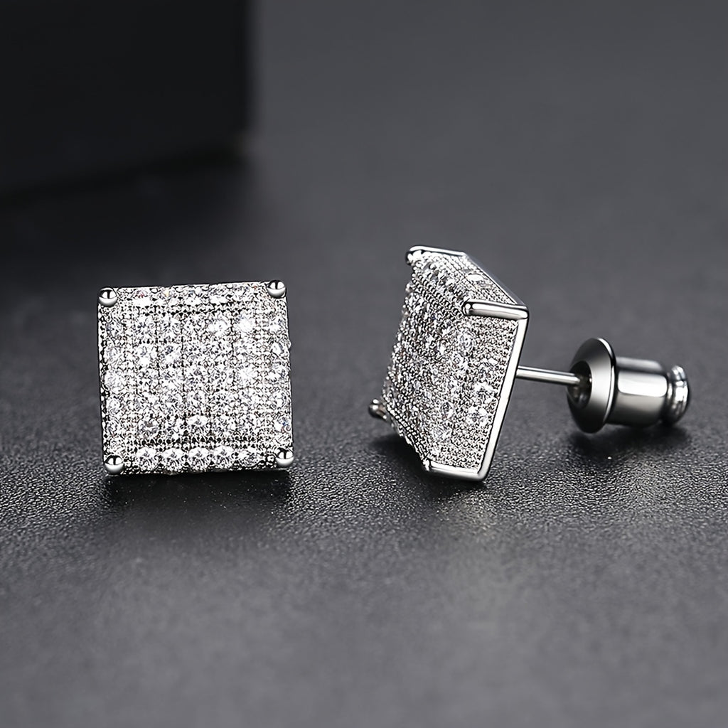 Hip Hop Stud Earrings For Men