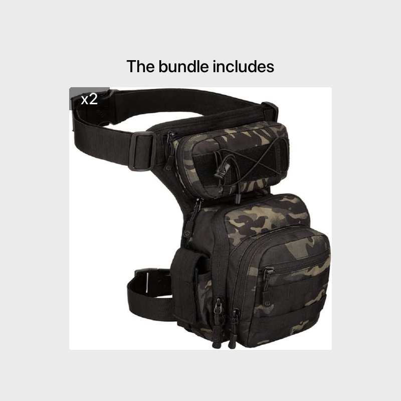 Unisex Tactical Fanny Pack - Durable Nylon Waist Bag with Multiple Compartments, Adjustable Strap & Zipper Closure for Outdoor, Hunting, Fishing, and Cross-Training, Hunting Gear, Secure Storage, Sporty Design, Sturdy Constru