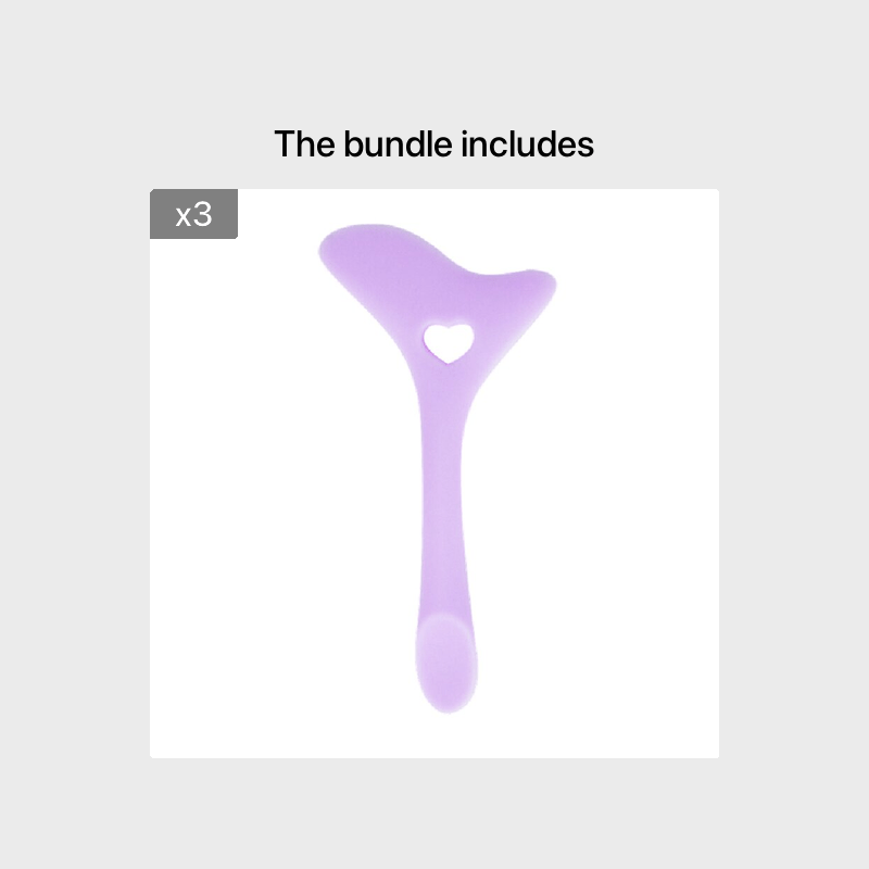 Silicone Eyeliner Stencils - Wing Tips, Mascara, Lipstick, Cream Mask Applicator - Makeup Beauty Tool for Perfect Application