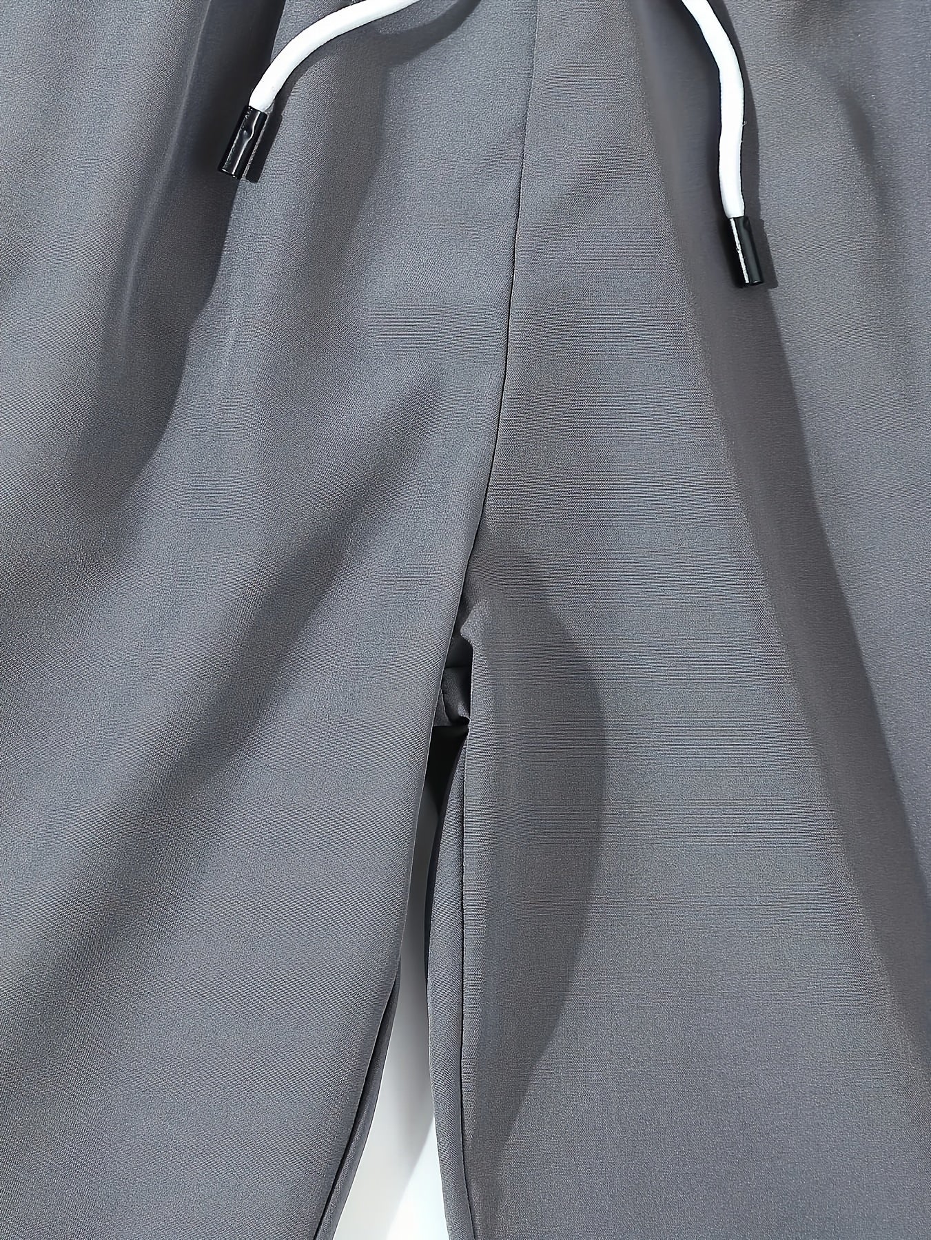 Polyester Non-Stretch Sports Style 5pcs 120g Alphabet Printed Shorts for Men, Loose Fit, Casual Wear, No Pocket, Not Waterproof, Basket Ball Sport