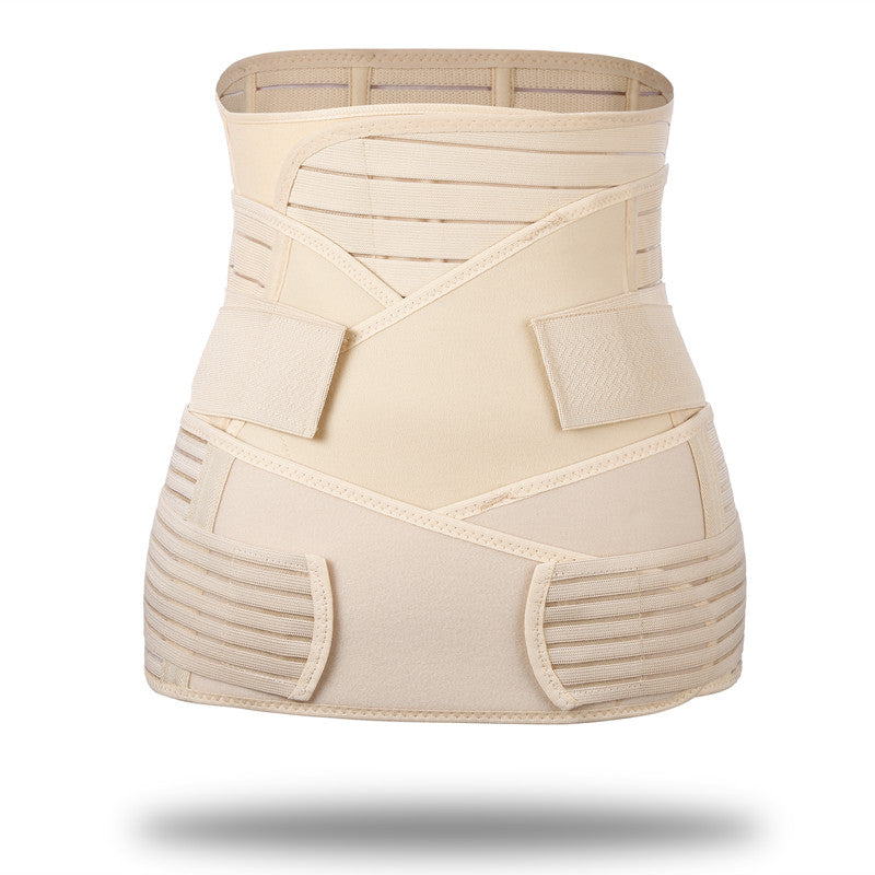 Women's 3 In 1 Postpartum Support Bands, Pregnancy Recovery Belly Waist Pelvis Belt Shapewear Slimming Girdle