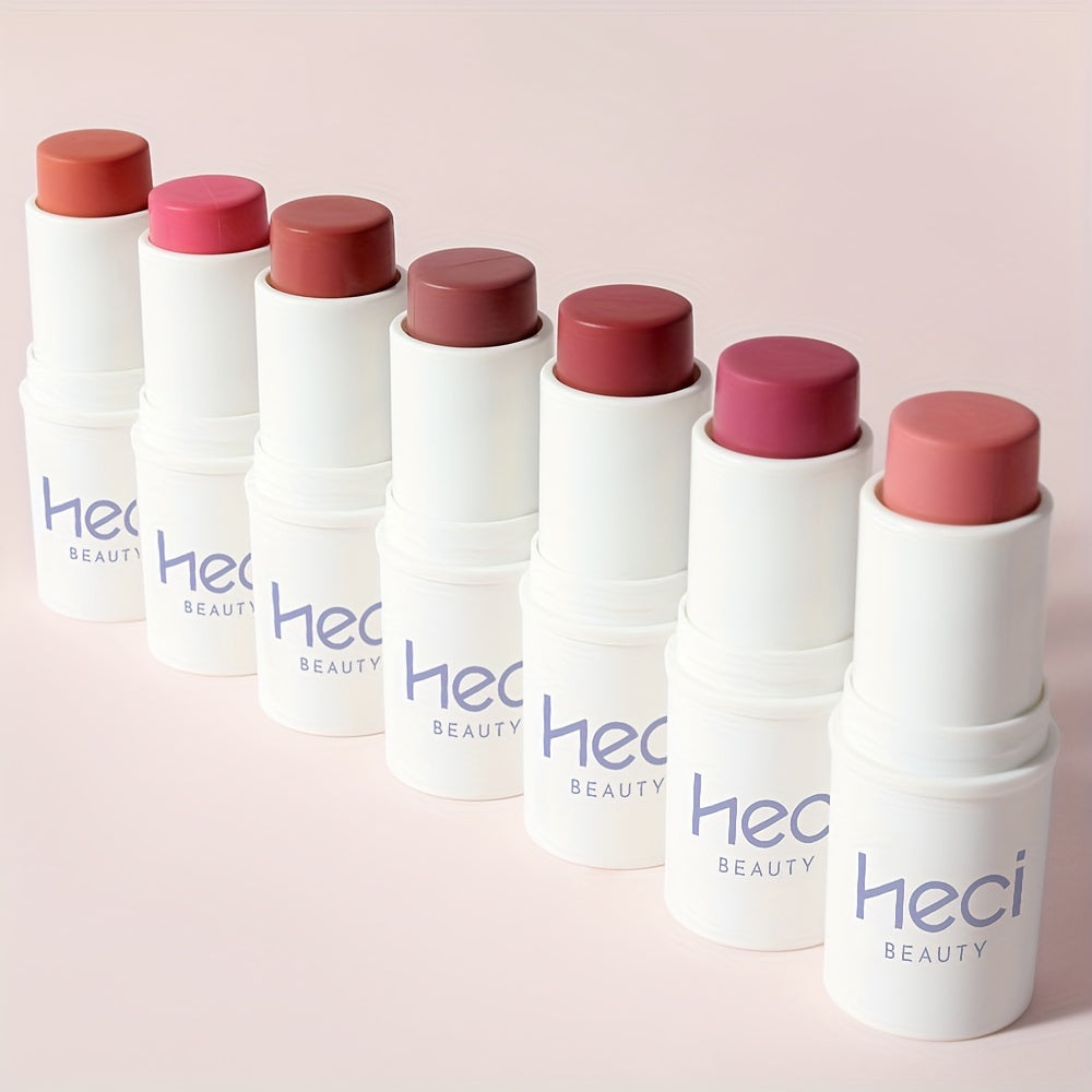 3-in-1 Waterproof Makeup Stick: Blush, Eyeshadow, Lipstick - Lasts All Day, Moisturizes & Brightens in Berry, Coral, Pink