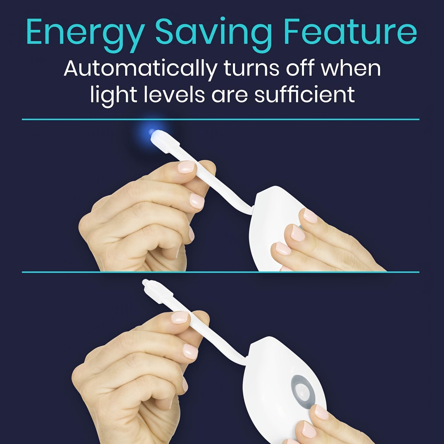 Toilet Motion Sensor Light, 8 Colors Changing Sensor LED Washroom Night Light Inside Toliet Lamp, PIR Motion Activated Bathroom Accessory, Fits Any Toilet For Event Holding/shops/stores