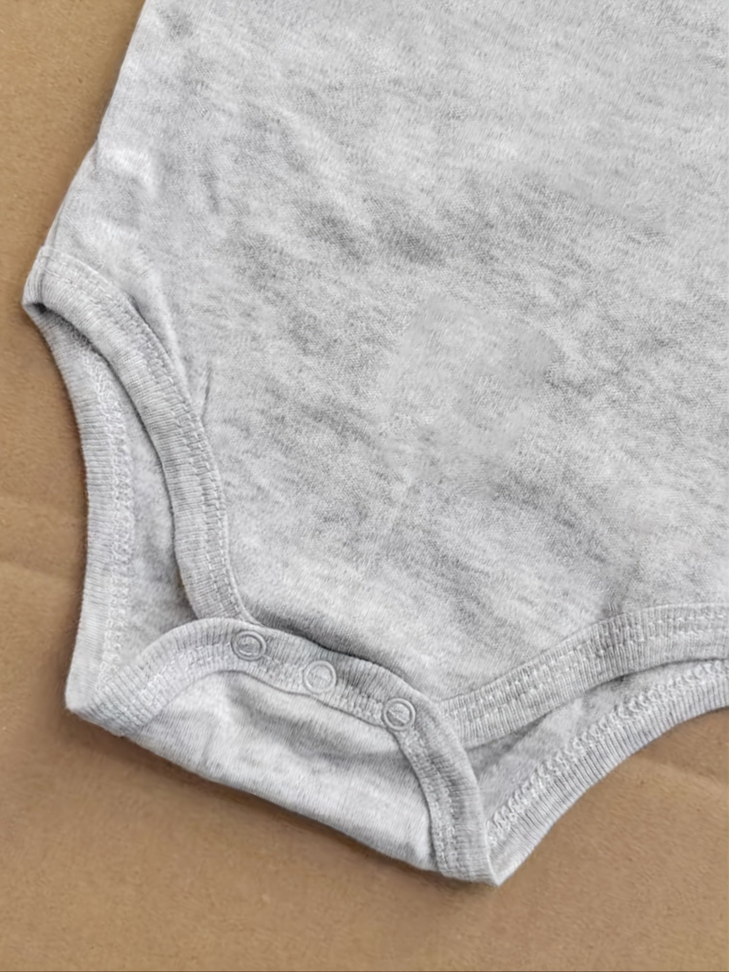 Newborn Infant Short Sleeve Romper "My Gramdma" Print Bodysuit Onesies For Baby Girls And Boys, Suitable For Indoor And Outdoor Wear