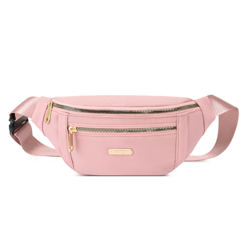 Waist Bags belt bag Women Oxford Leisure Color Hip Bum Bag Shoulder Crossbody Chest Bags Handbags All-match Messenger Belt Bag