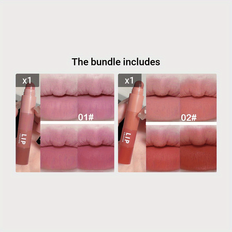 4-in-1 Matte Waterproof Velvet Long Lasting Multicolor Lipstick - Makeup Lips with Creamy Texture, Travel-Friendly Design, and Perfect Gift for Ladies on Valentine's Day