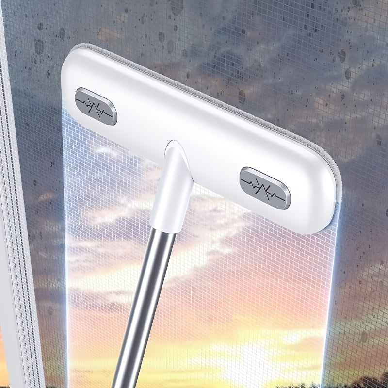 [Magical Window Cleaning Brush] Extendable Magical Window Cleaning Brush, Reusable Pet Hair Removal Tool | Screen Cleaning Brush, Home Door and Window Cleaning Supplies, Halloween/Christmas Gifts