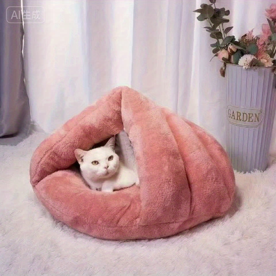 Solid Color Triangle Bed, Pet Bed, Pet Bedding